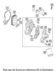 GASKET 68099618AA CHRYSLER