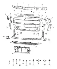 BEAM 68100209AF CHRYSLER