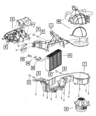 HOUSING 68000495AA CHRYSLER