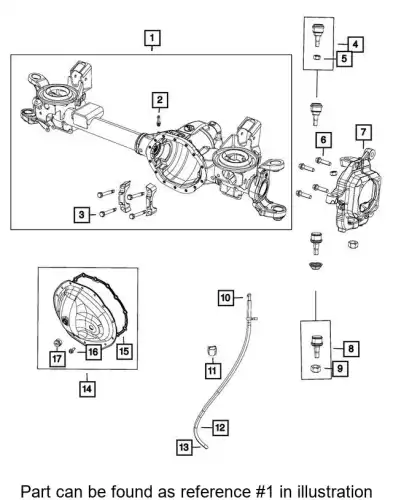 HOUSING 68238606AC CHRYSLER