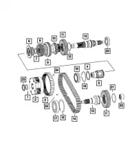 GEAR 68001163AA CHRYSLER
