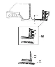PANEL KIT 68002322AI CHRYSLER
