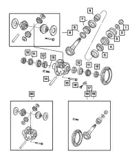 GEAR KIT 68002462AC CHRYSLER