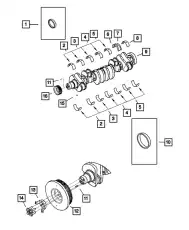 BEARING 68002987AA CHRYSLER