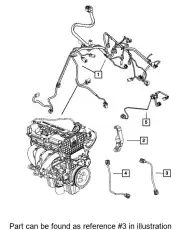 WIRING 68240543AA CHRYSLER
