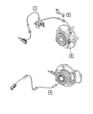BOLT 68003280AA CHRYSLER