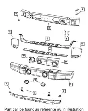 STUD PLAT 68003314AA CHRYSLER
