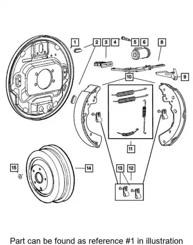 PLATE 68003576AA CHRYSLER