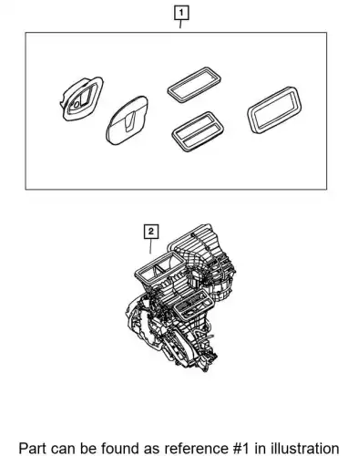 SEAL KIT 68241597AA CHRYSLER