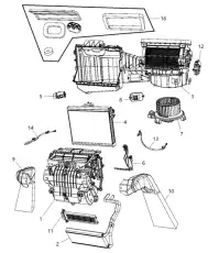 EVAPORATO 68004194AC CHRYSLER