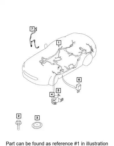 WIRING 68334059AA CHRYSLER