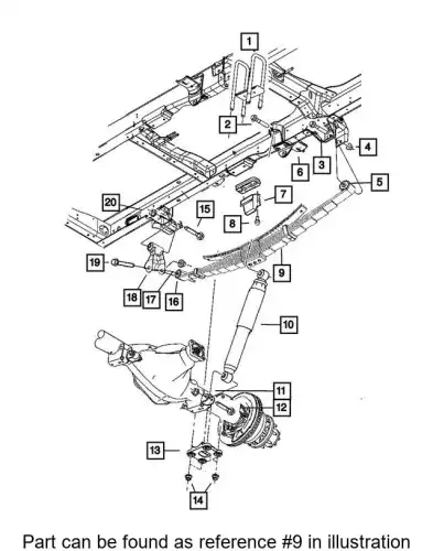 SPRING 68242502AA CHRYSLER
