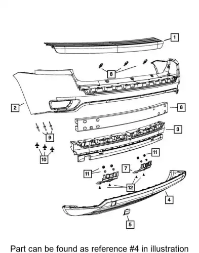 FASCIA 68109903AA CHRYSLER