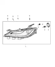 Фара CHRYSLER 68110252AE