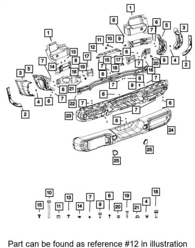 BRACKET 68335618AC CHRYSLER