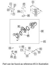 BOLT 68005451AA CHRYSLER