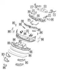 FASCIA 68110835AD CHRYSLER