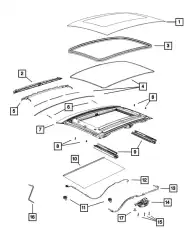FRAME 68111538AC CHRYSLER