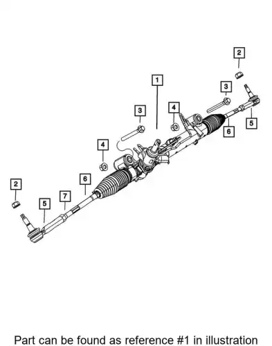 GEAR 68244586AB CHRYSLER