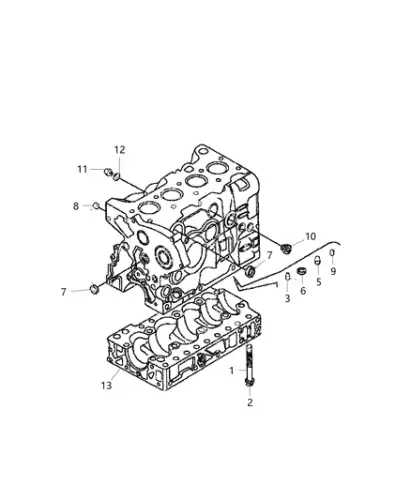 GASKET 68113082AA CHRYSLER