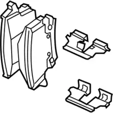 PAD KIT 68245118AB CHRYSLER