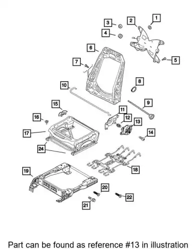 ADJUSTER 68116237AA CHRYSLER