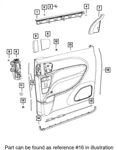 SEAL 68338921AA CHRYSLER