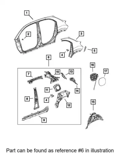 PANEL 68339199AA CHRYSLER
