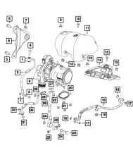O RING 68119338AA CHRYSLER