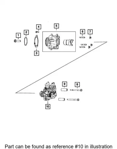 PUMP 68246830AA CHRYSLER