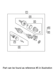 WASHER 68122698AA CHRYSLER