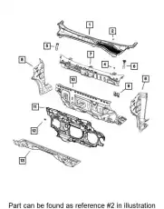 SCREW 68123131AA CHRYSLER