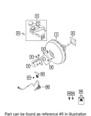 GROMMET 68125123AA CHRYSLER