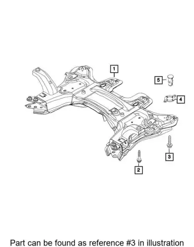 SCREW 68131686AA CHRYSLER