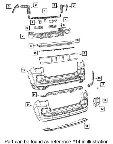 FASCIA 5NE49JXWAA CHRYSLER