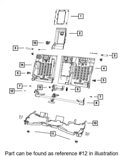 CLIP 68248929AA CHRYSLER