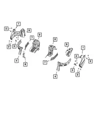BEAM 68134094AA CHRYSLER