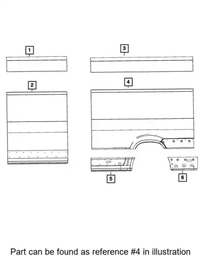 PANEL 68134178AA CHRYSLER