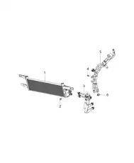 COOLER 68249191AB CHRYSLER