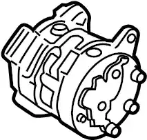 компрессор кондиционера Audi 1J0820803L VAG