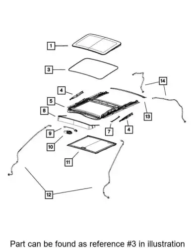 SEAL 68351175AA CHRYSLER