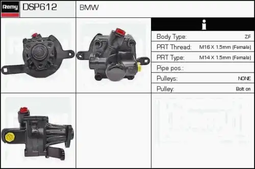 Насос гидроусилителя руля DELCO REMY DSP612