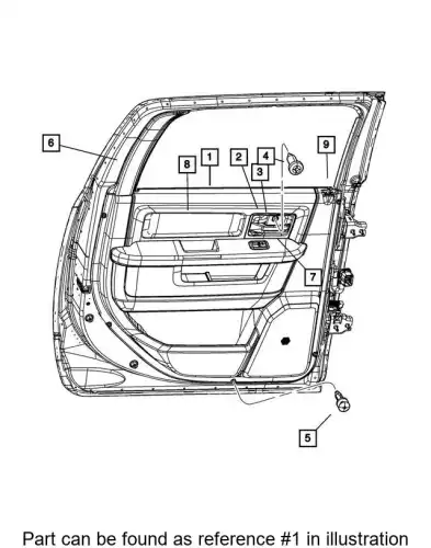 PANEL 5NN282X9AB CHRYSLER