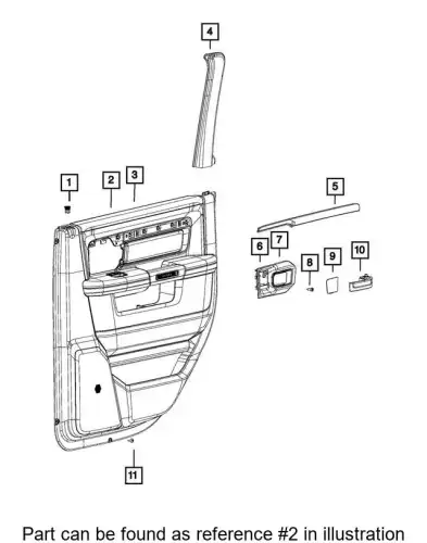 PANEL 5NN302X9AB CHRYSLER