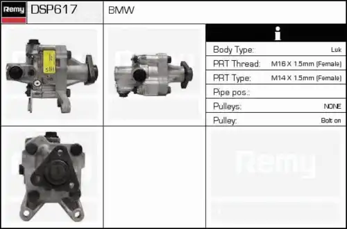 Насос гидроусилителя руля DELCO REMY DSP617