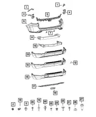 FASCIA 68352686AB CHRYSLER