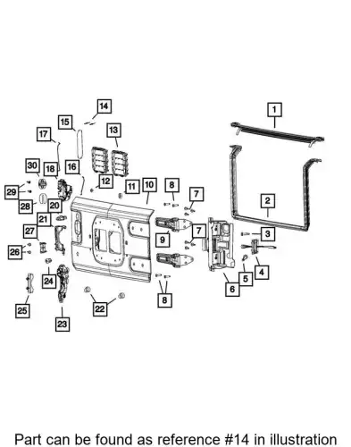 RIVET 68353598AA CHRYSLER