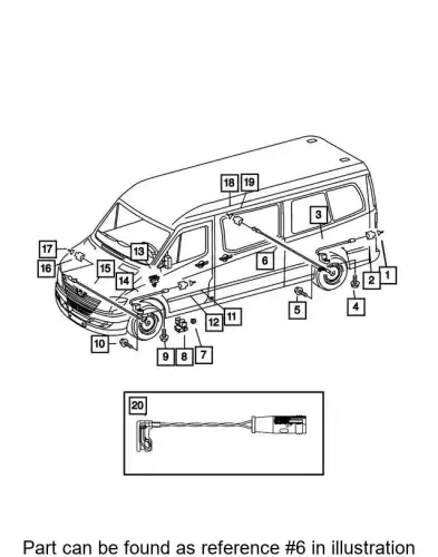 SENSOR 68013833AB CHRYSLER