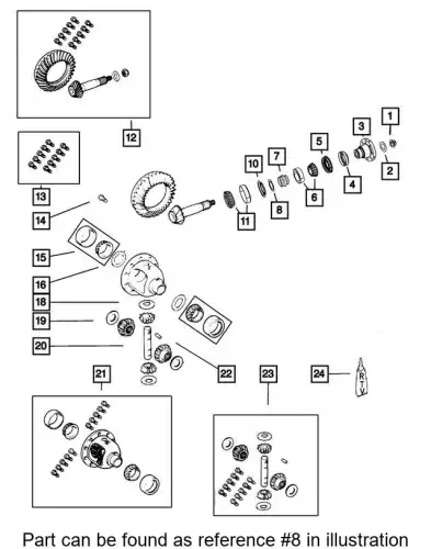 SHIM 68014934AA CHRYSLER
