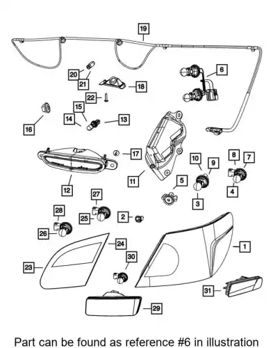 WIRING 68015090AA CHRYSLER